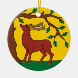 Ornamento De Cerâmica Bandeira de Berkshire (Reino Unido)