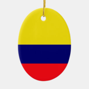 Ornamento De Cerâmica Bandeira de Colômbia