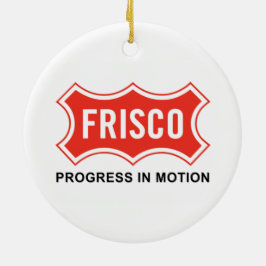 Ornamento De Cerâmica Bandeira de Frisco (Cidade do Texas)