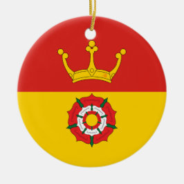 Ornamento De Cerâmica Bandeira de Hampshire (condado do Reino Unido)