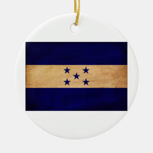 Ornamento De Cerâmica Bandeira de Honduras