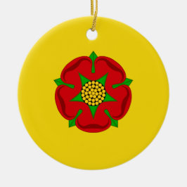 Ornamento De Cerâmica Bandeira de Lancashire