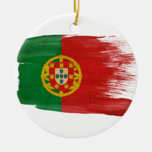 Ornamento De Cerâmica Bandeira de Portugal