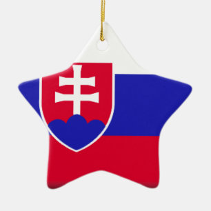Ornamento De Cerâmica Bandeira de Slovakia