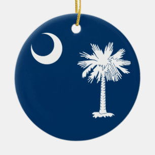 Ornamento De Cerâmica Bandeira de South Carolina