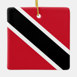 Ornamento De Cerâmica Bandeira de Trinidad e Tobago
