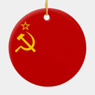 Ornamento De Cerâmica Bandeira de União Soviética