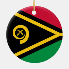 Ornamento De Cerâmica Bandeira de Vanuatu