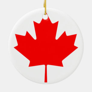Ornamento De Cerâmica Bandeira do Canadá
