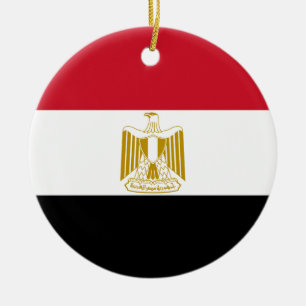 Ornamento De Cerâmica Bandeira do Egito