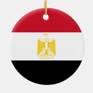 Ornamento De Cerâmica Bandeira do Egito