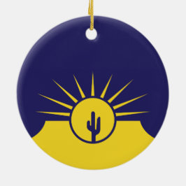 Ornamento De Cerâmica Bandeira do Mesa (Arizona, EUA)
