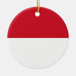 Ornamento De Cerâmica Bandeira do Mônaco
