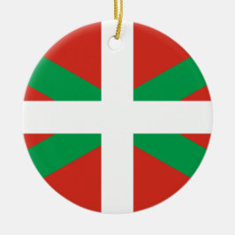 Ornamento De Cerâmica Bandeira do País Basco