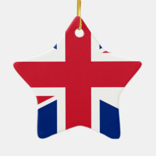 Ornamento De Cerâmica Bandeira do Reino Unido