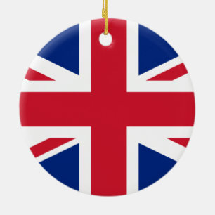 Ornamento De Cerâmica Bandeira do Reino Unido