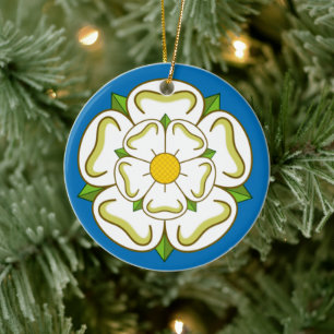 Ornamento De Cerâmica Bandeira do Yorkshire (Reino Unido)