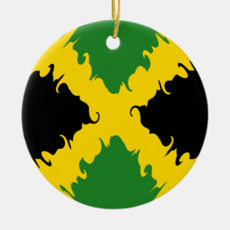 Ornamento De Cerâmica Bandeira Gnarly de Jamaica