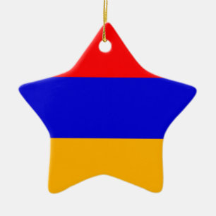 Ornamento De Cerâmica Bandeira Nacional Armênia