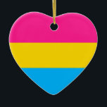 ORNAMENTO DE CERÂMICA "BANDEIRA PANSEXUAL DO ORGULHO "<br><div class="desc">" ORNAMENTO DA BANDEIRA PANSEXUAL DO ORGULHO"</div>