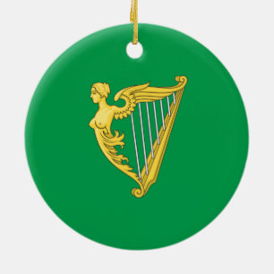 Ornamento De Cerâmica Bandeira Republicana Irlandesa