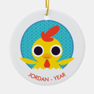 Ornamento De Cerâmica Bandido o pintinho