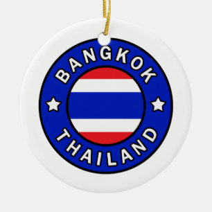 Ornamento De Cerâmica Bangkok Tailândia