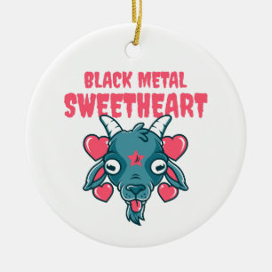 Ornamento De Cerâmica Baphomet de Cabeça de Cabra Fofo