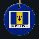Ornamento De Cerâmica Barbados<br><div class="desc">Barbados</div>