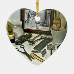 Ornamento De Cerâmica Barbearia