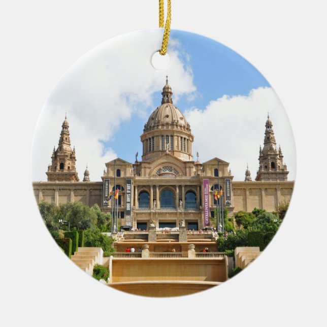 Ornamento De Cerâmica Barcelona (Frente)