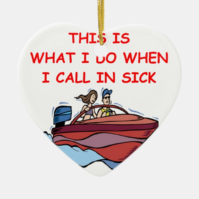 Ornamento De Cerâmica barco (Frente)