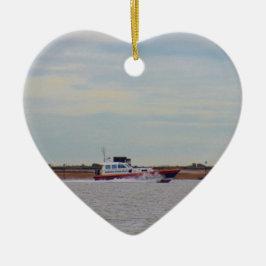Ornamento De Cerâmica Barco Piloto de Harwich Haven