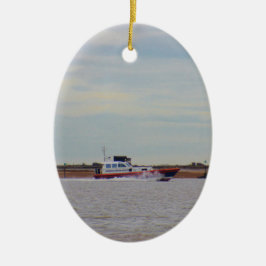Ornamento De Cerâmica Barco Piloto de Harwich Haven