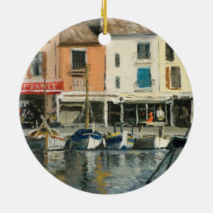 Ornamento De Cerâmica Barcos Cassis Provença