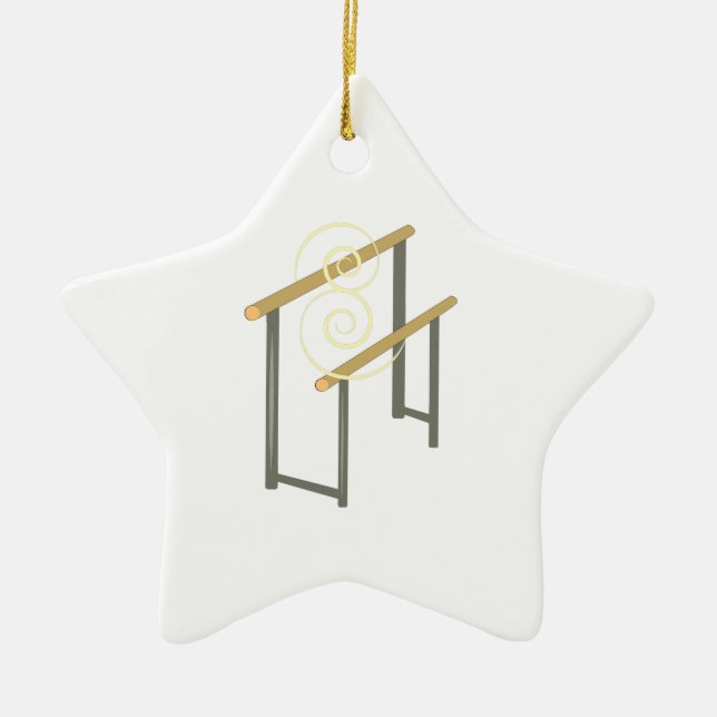 Ornamento De Cerâmica Bares desiguais (Frente)