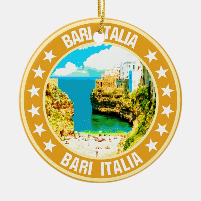 Ornamento De Cerâmica Bari (Frente)