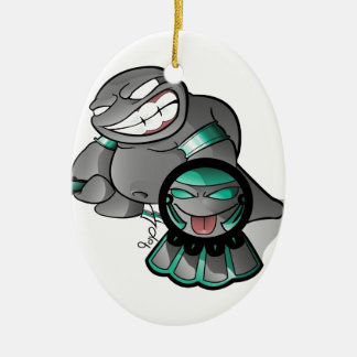 Ornamento De Cerâmica Barriga asteca da gordura de Lil