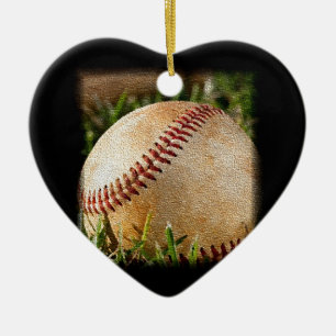 Ornamento De Cerâmica Baseball