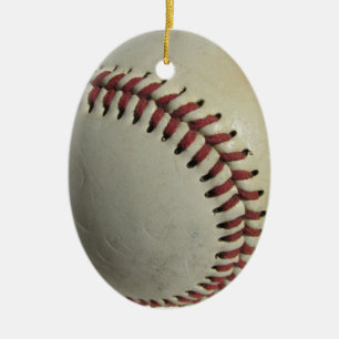Ornamento De Cerâmica Baseball