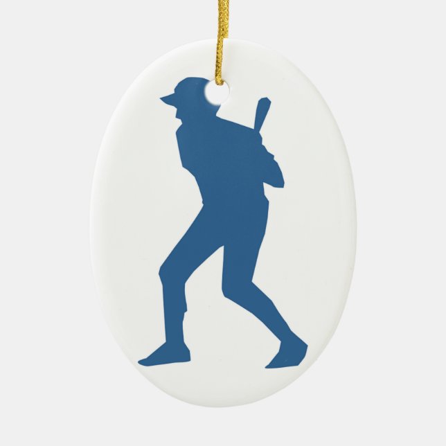 ORNAMENTO DE CERÂMICA BASEBALL PLAYER (Frente)