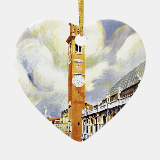 Ornamento De Cerâmica Basílica Palladiana de Vicenza Italia (Frente)