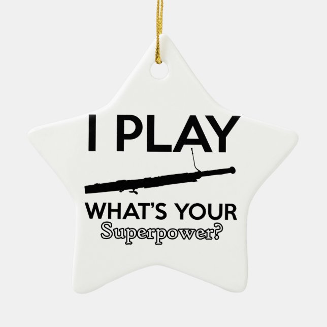 Ornamento De Cerâmica basoon (Frente)