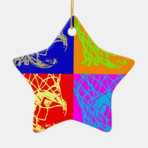 Ornamento De Cerâmica Basquete de pop