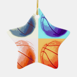 Ornamento De Cerâmica Basquete de pop