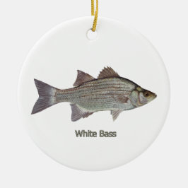 Ornamento De Cerâmica Bass Branco