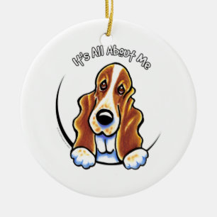 Ornamento De Cerâmica Basset Hound IAAM