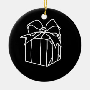 Ornamento De Cerâmica Basta Coleção de Natal - Presente