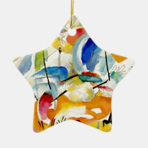 Ornamento De Cerâmica Batalha Naval Kandinsky 1913