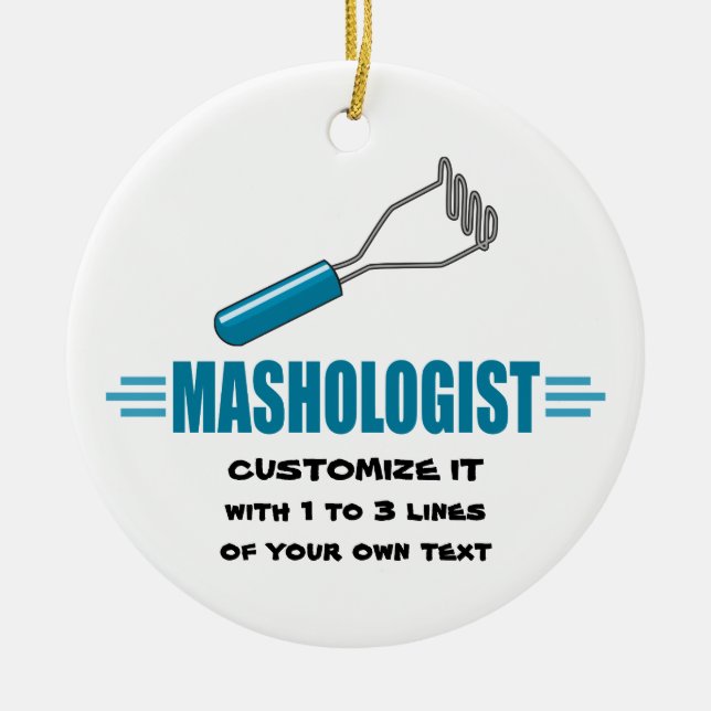 Ornamento De Cerâmica Batata Engraçada (Frente)